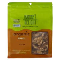 Nature's Delight Organic Walnuts 175g